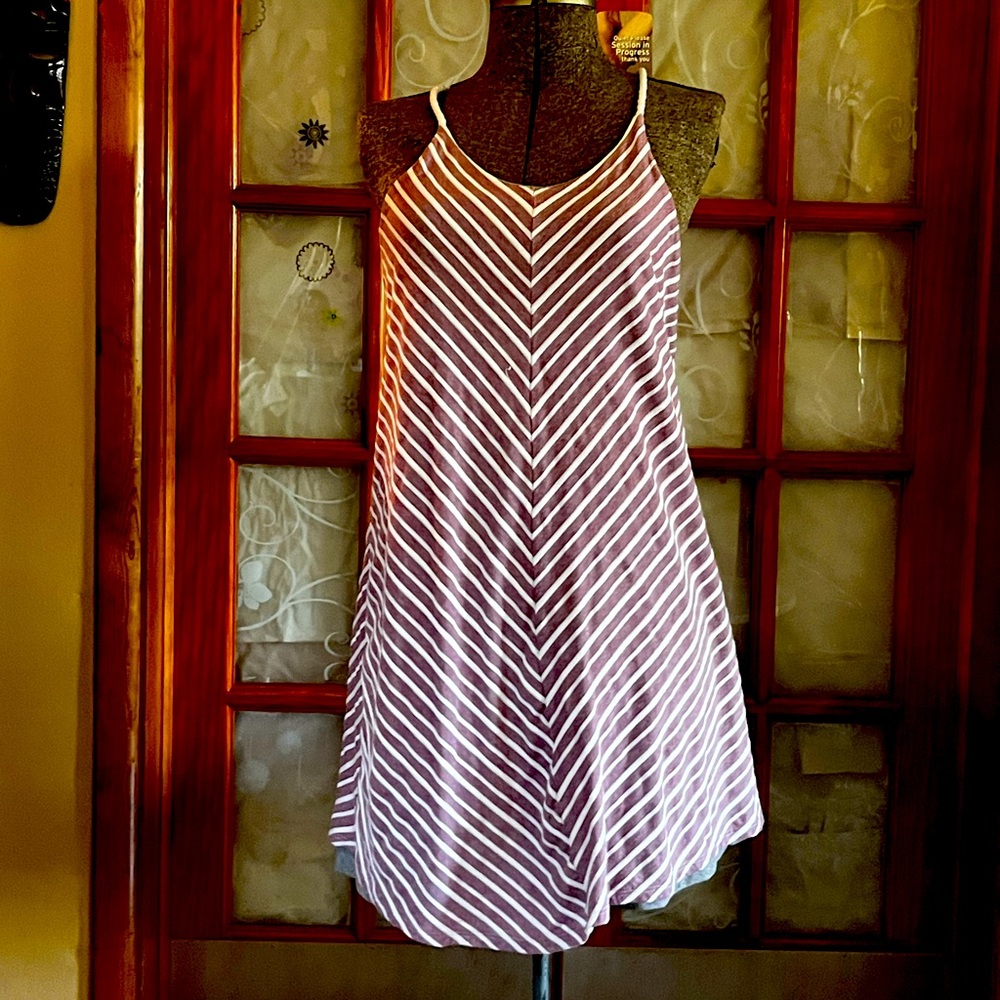 Striped Prana sundress Sz L
